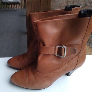 Michael's ankle boots Leather size 6.5 M brown